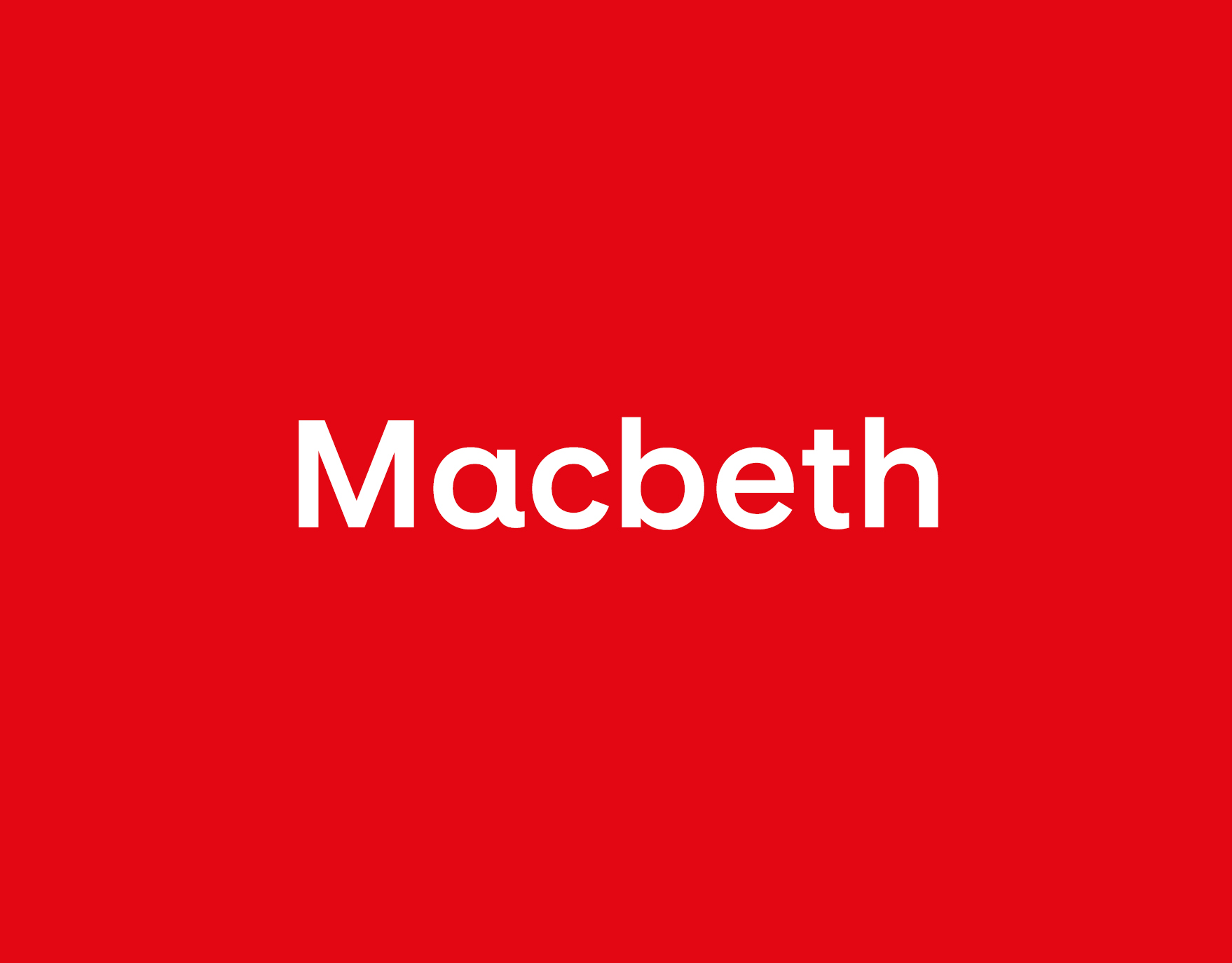 Macbeth